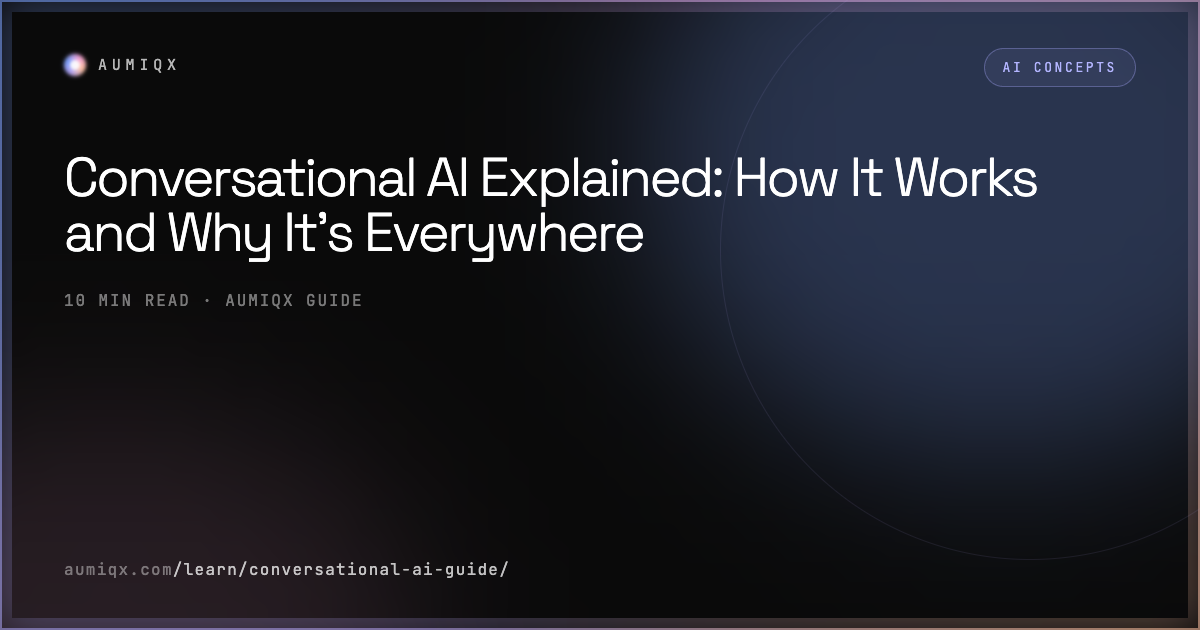 Conversational AI Explained: How It Works and Why It's Everywhere | Aumiqx